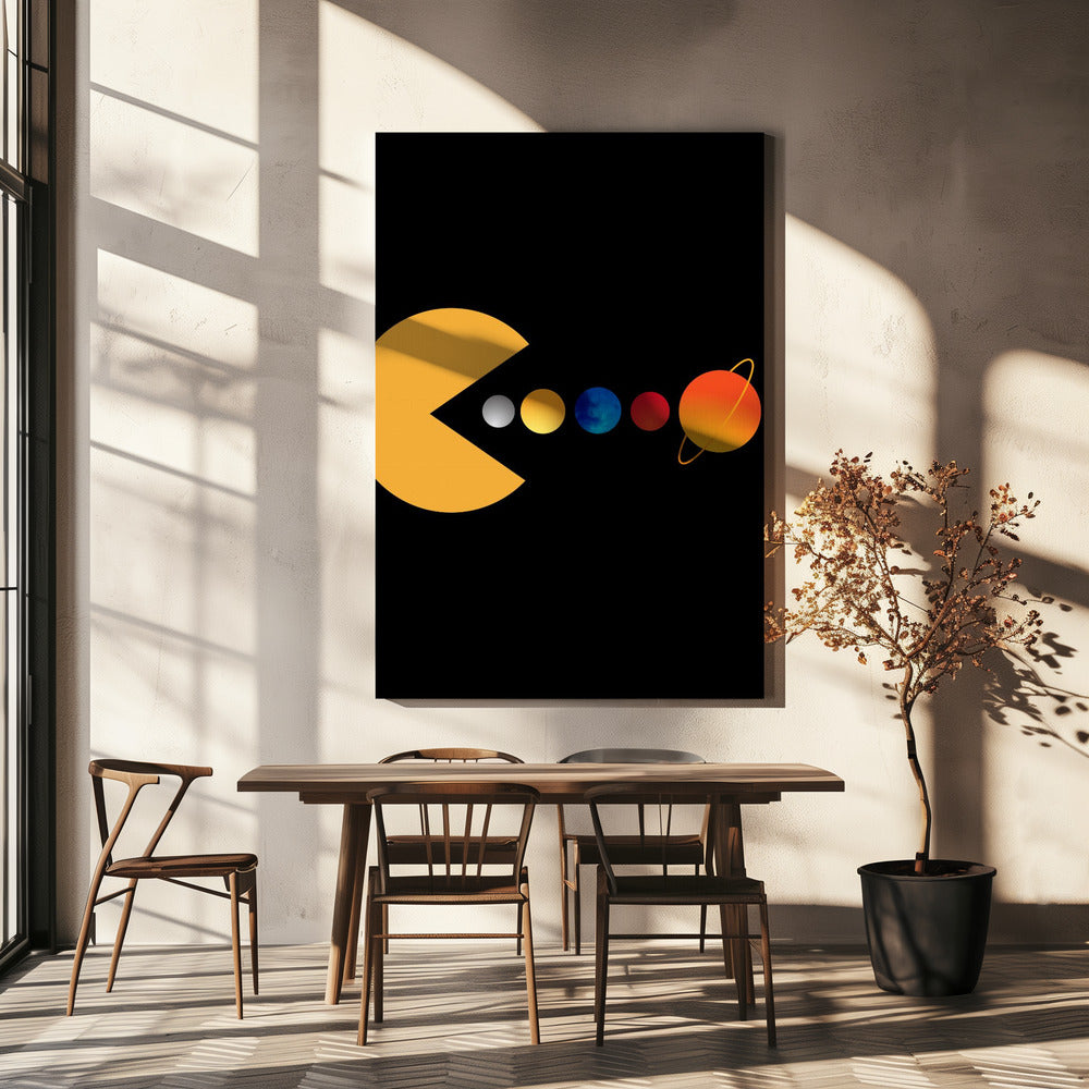 Yam Yam! Black | Canvas