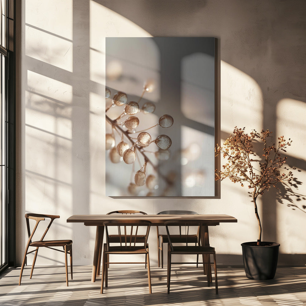 Golden Dewdrops | Canvas