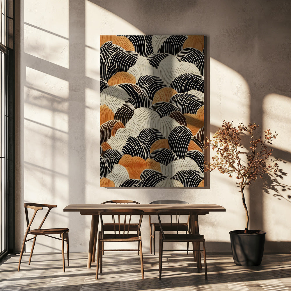 Flowing Wavescape | Canvas