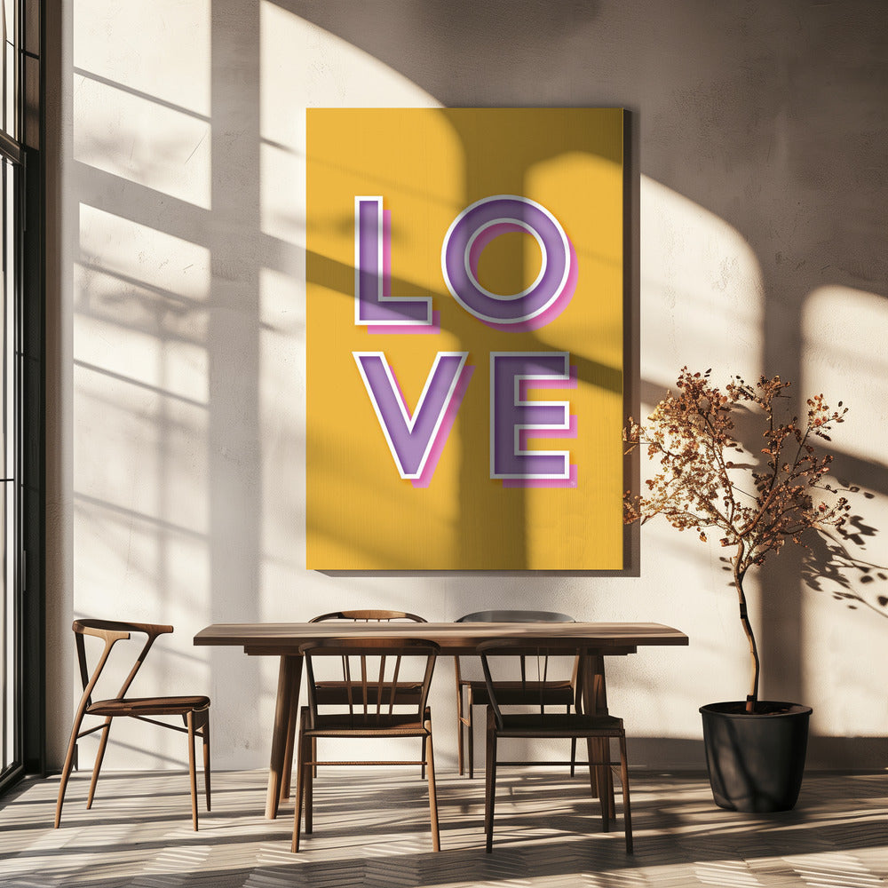 Bold Love Typography | Canvas