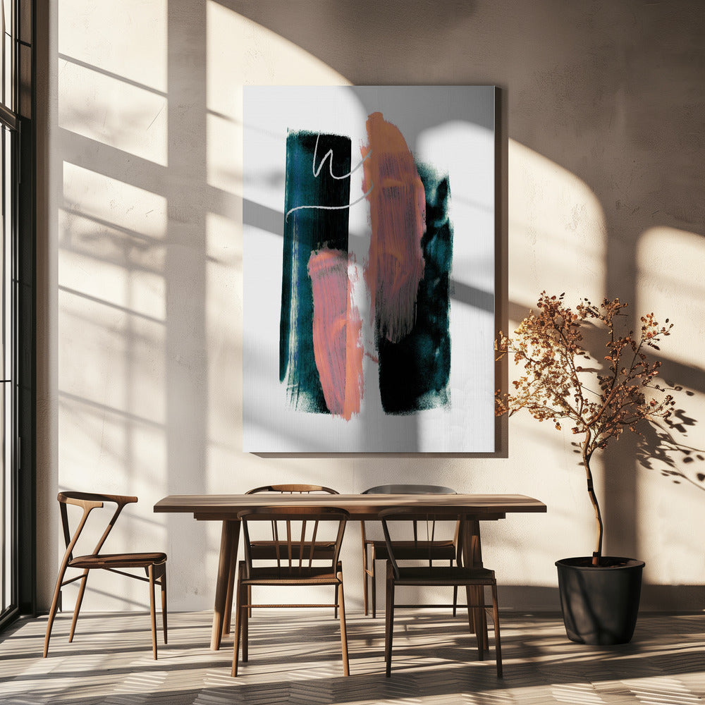 Abstract Brush Strokes 3x A1 | Canvas