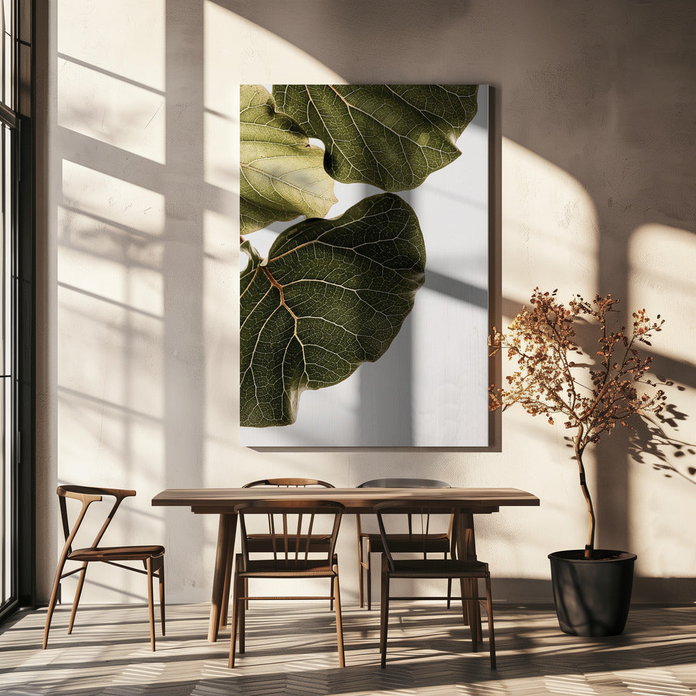 Leaf Veins Symphony | Canvas