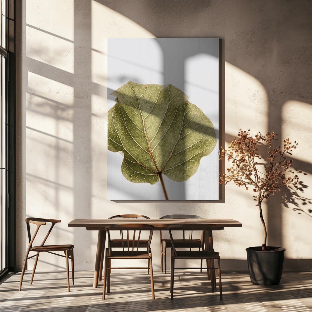 Leaf Vein Symphony | Canvas