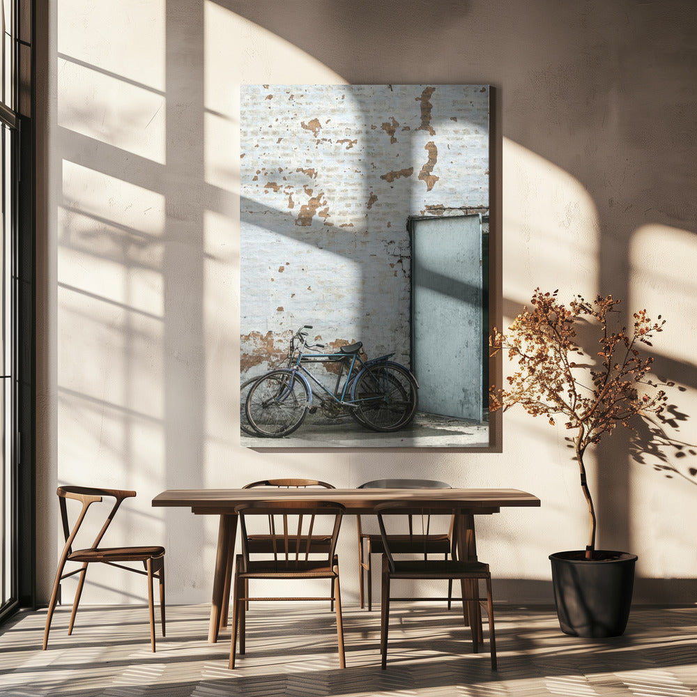 Rustic Bicycle Scene | Canvas