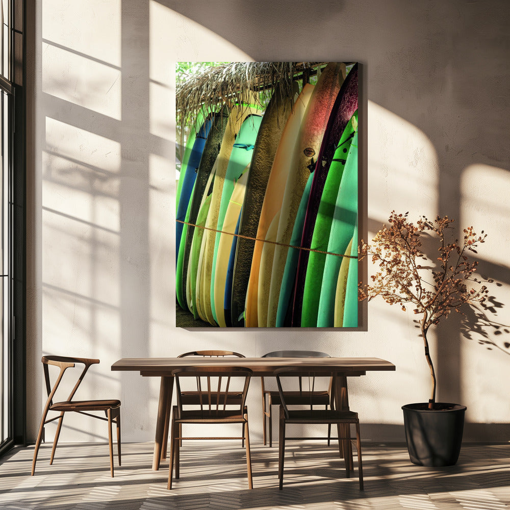 Surfboard Symphony | Canvas