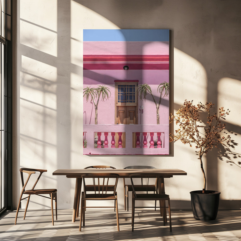 Peachy Facade | Canvas