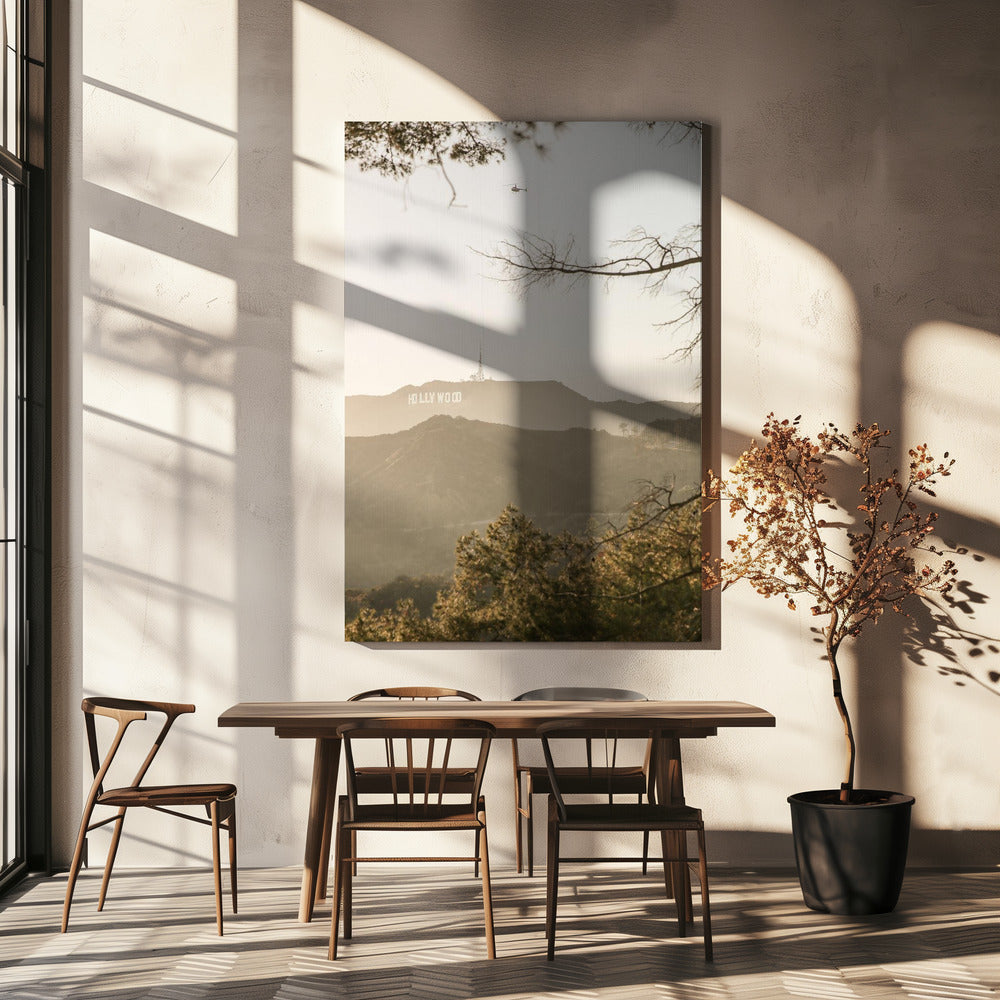 Sunset Over Hollywood | Canvas