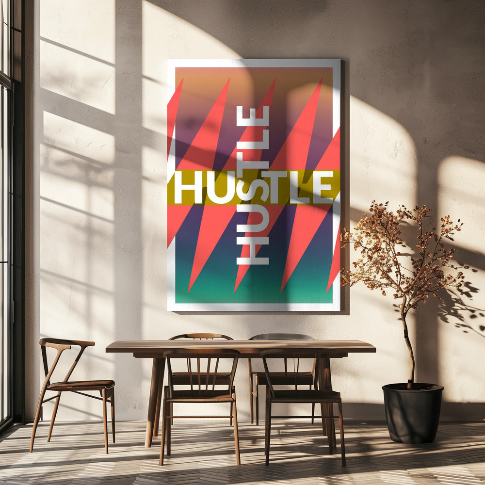 Colorful Hustle Vibes | Canvas