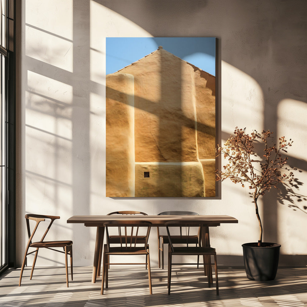 Golden Wall Contours | Canvas