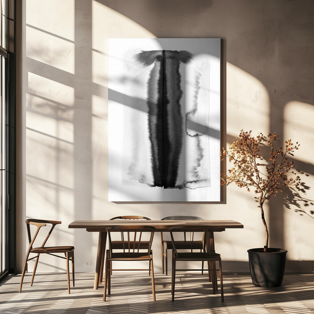 Monochrome Cascade | Canvas