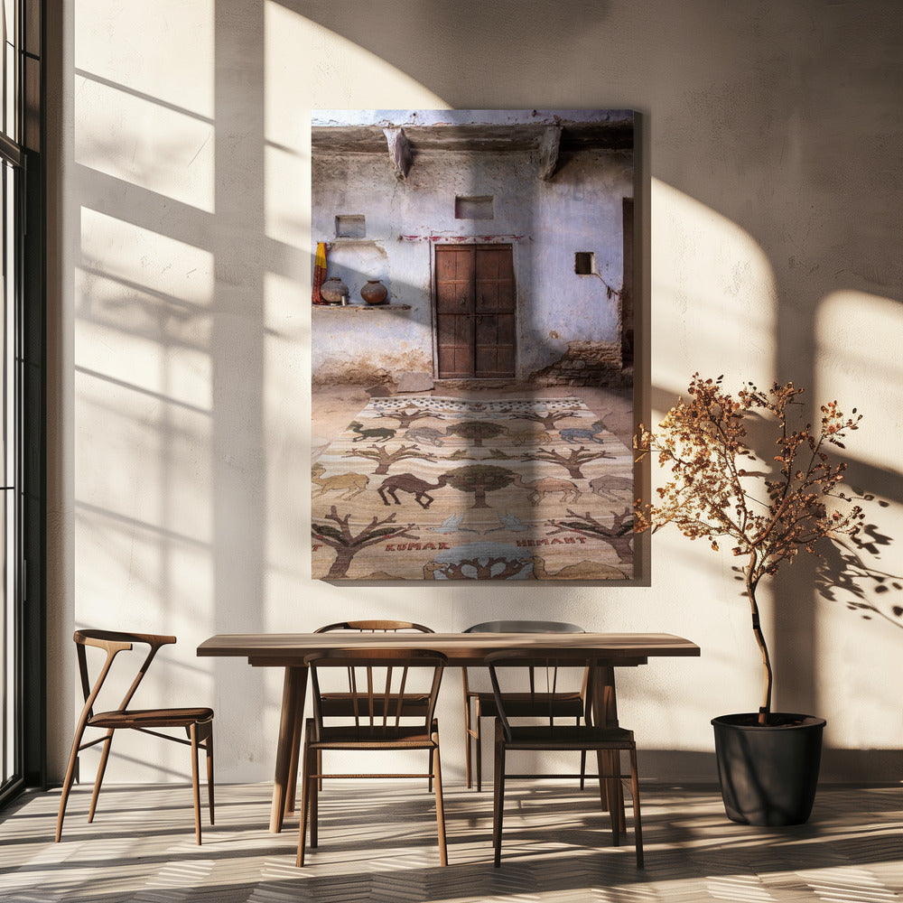 Rustic Tapestry Scene | Canvas