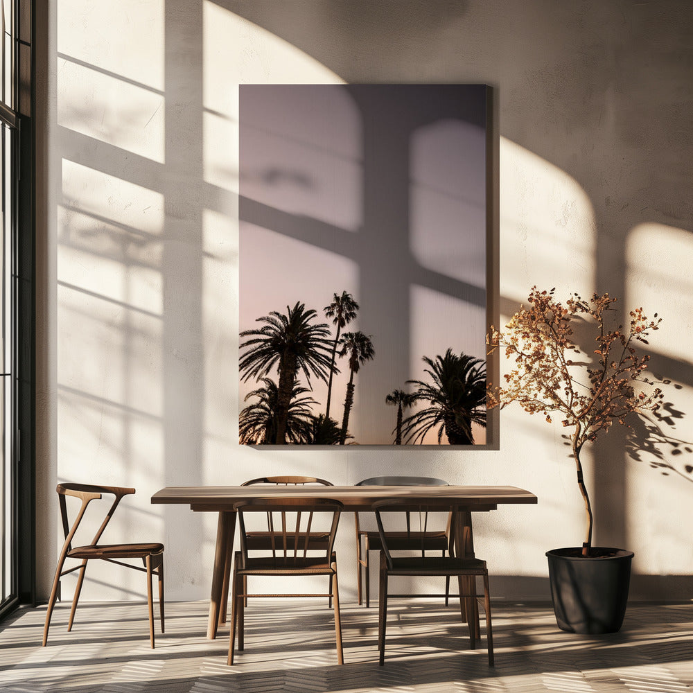 Twilight Palms | Canvas