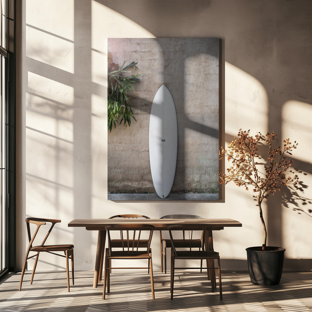 White Surfboard | Canvas
