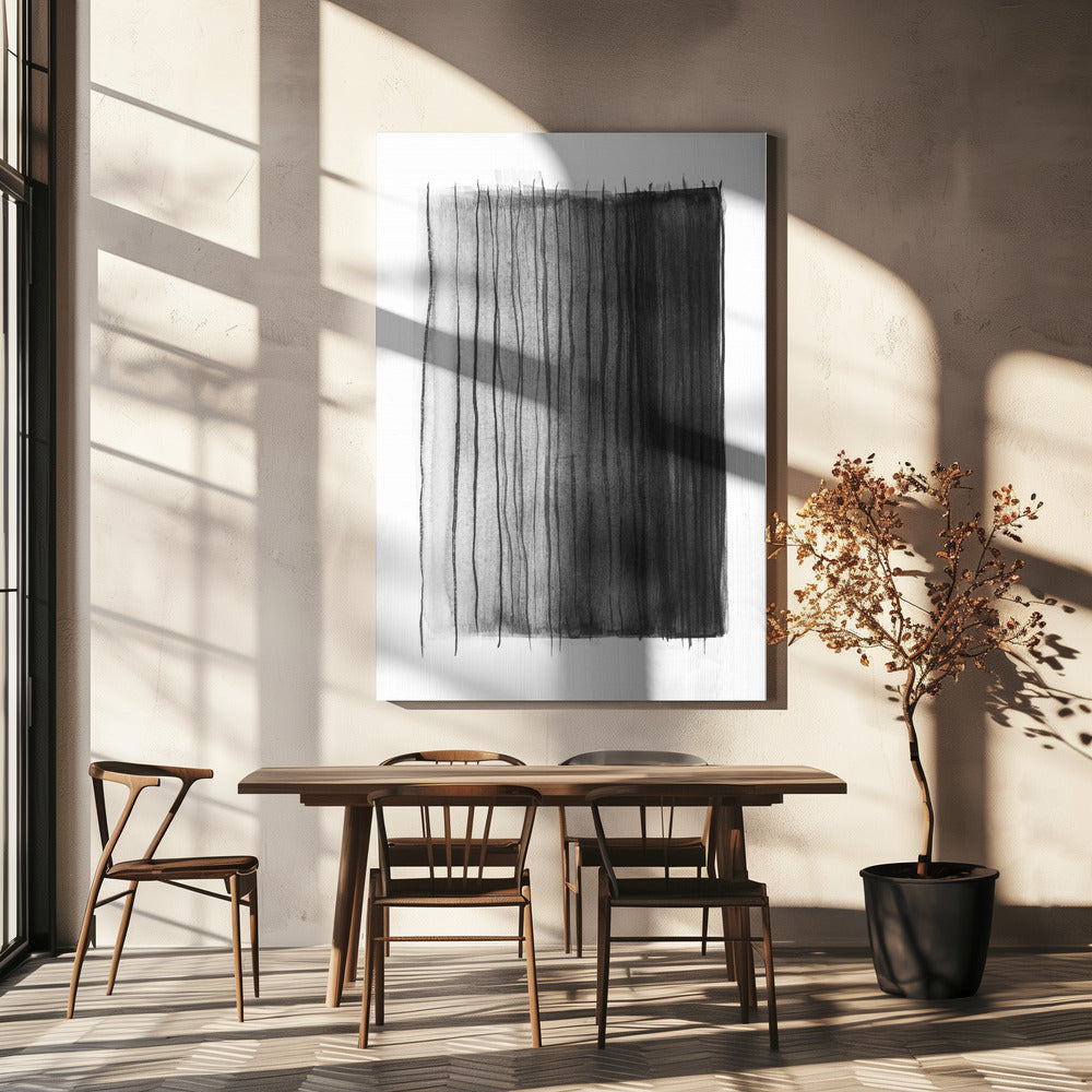 Monochrome Lines | Canvas