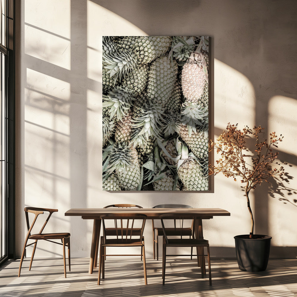 Display Of Pineapples | Canvas