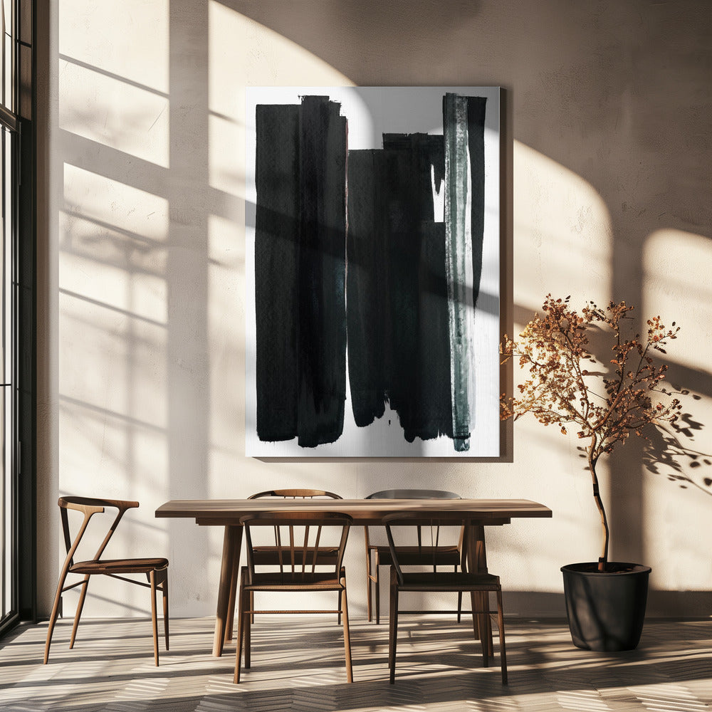 Monochrome Strokes | Canvas