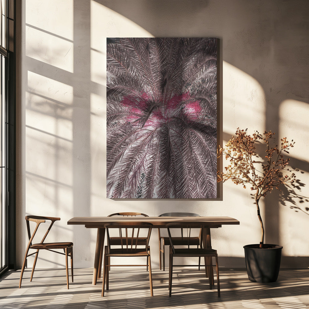 Vivid Portrayal Of Palm Leaves | Canvas