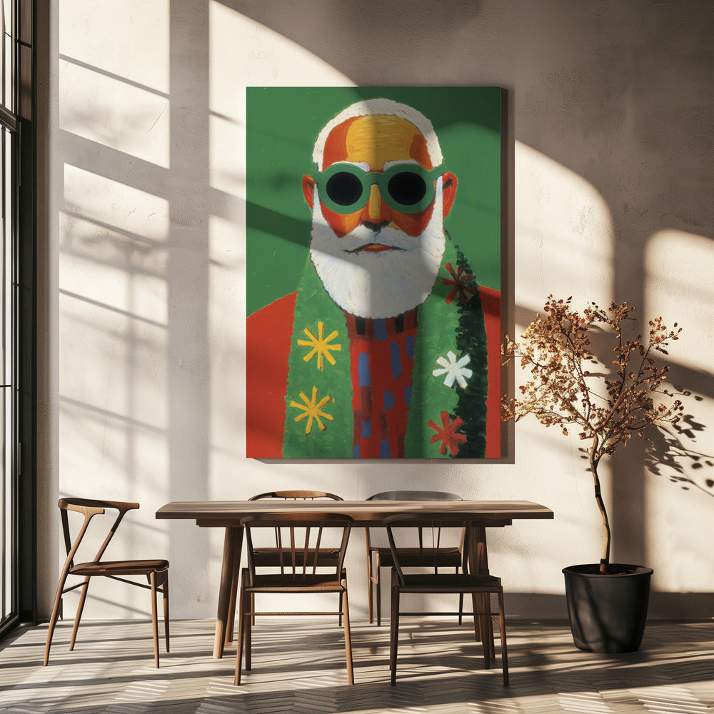 Sunny Santa Style | Canvas