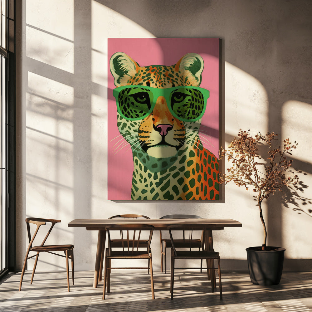 Cool Cat Portrait | Canvas