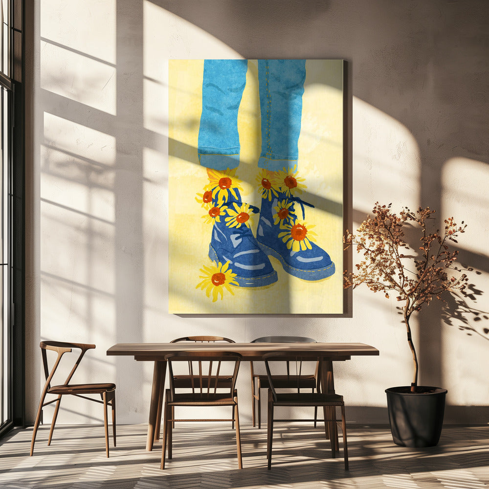 Sunflower Walk | Canvas