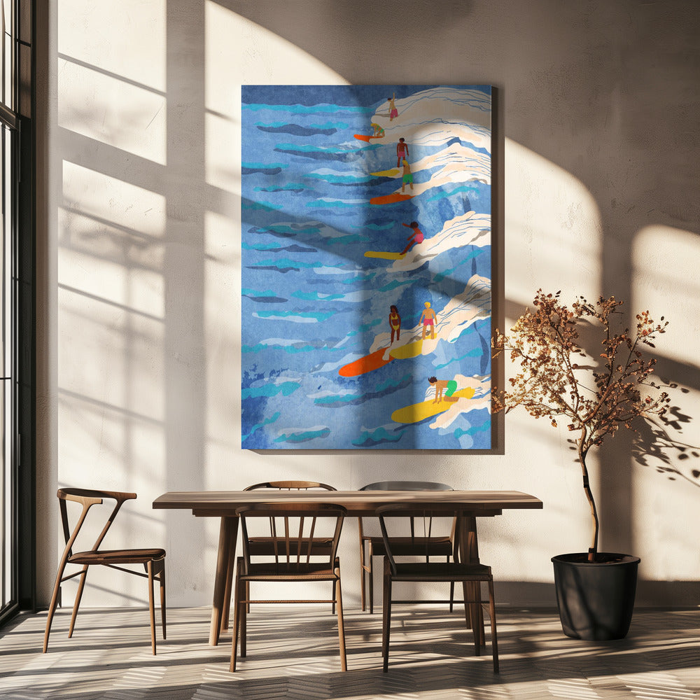 chilled surfing | Canvas