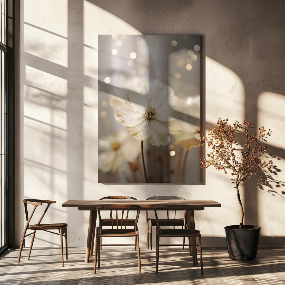 Glittering Petals | Canvas