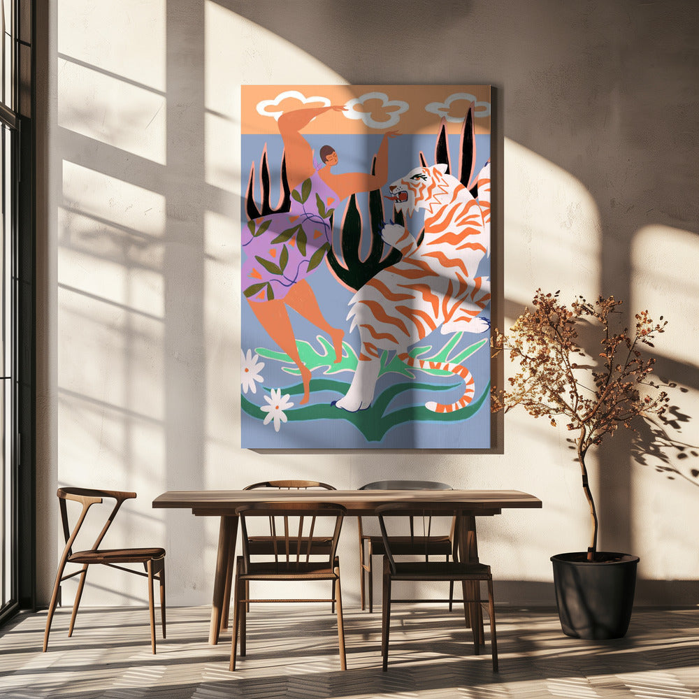 Hello Tiger | Canvas