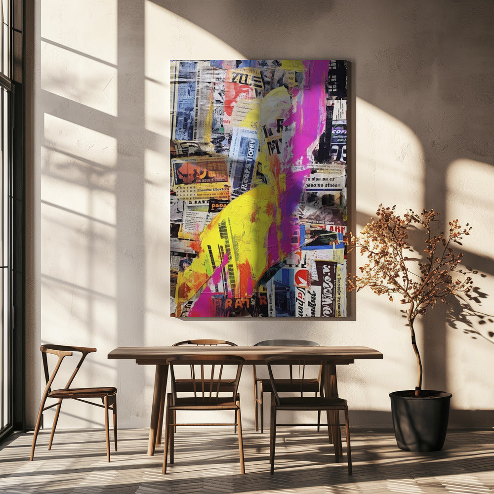 Vivid Urban Layers | Canvas