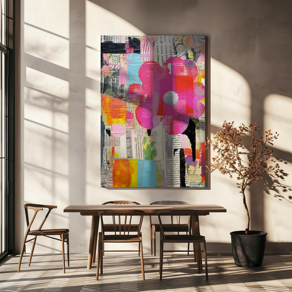 Vibrant Collage Dream | Canvas