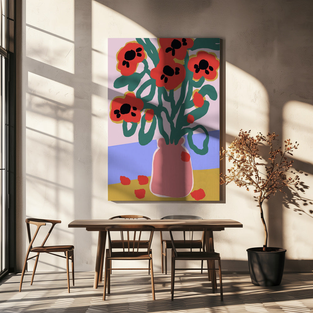Bold Blooms Vase | Canvas
