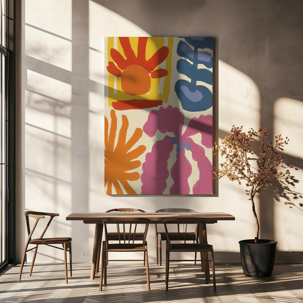 Vibrant Shapes | Canvas