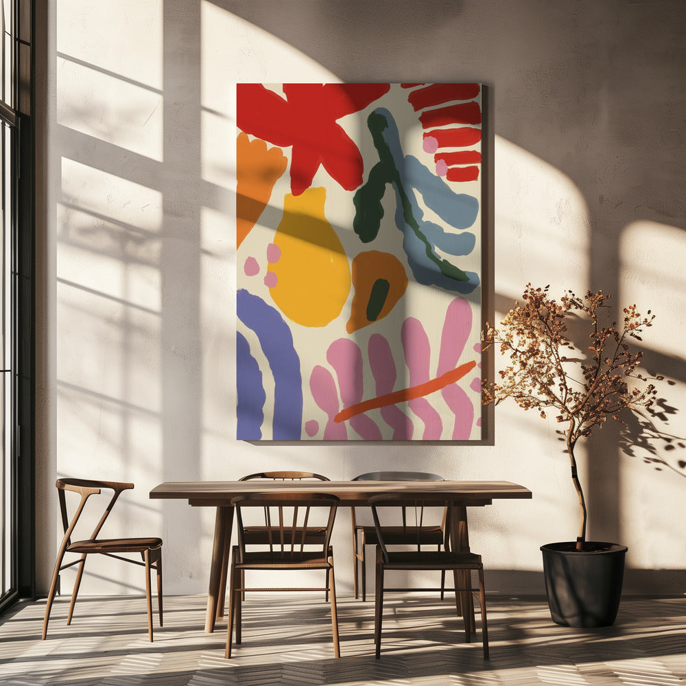 Vibrant Forms | Canvas