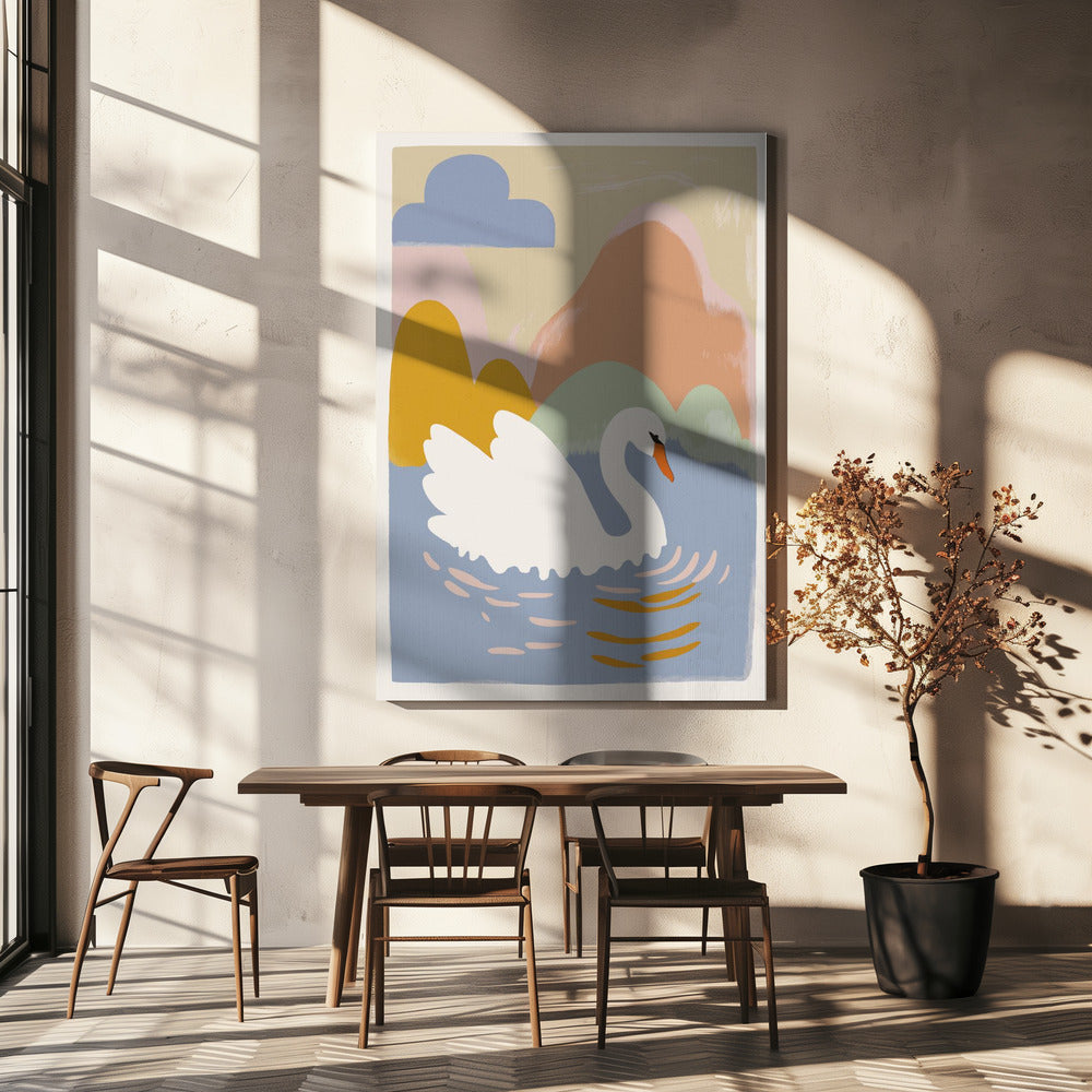 Swan&#039;s Dreamscape | Canvas