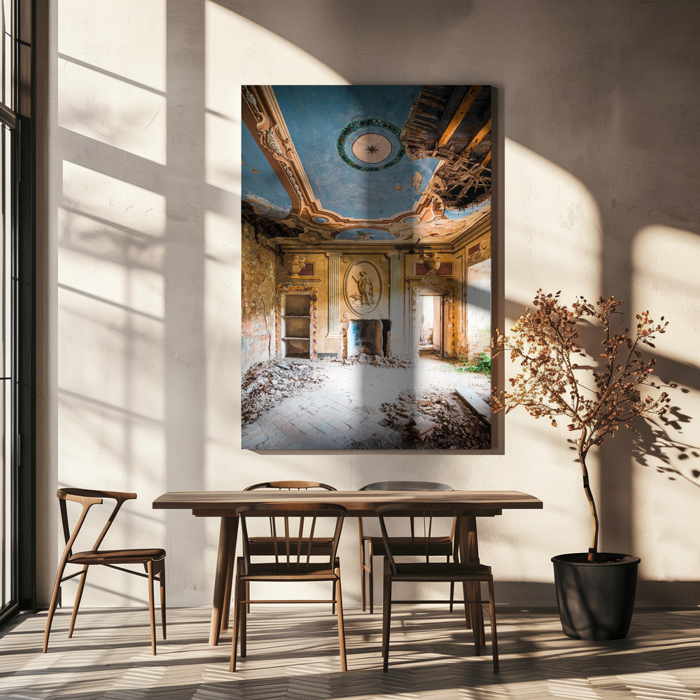Abandoned Villa with Fresco | Canvas