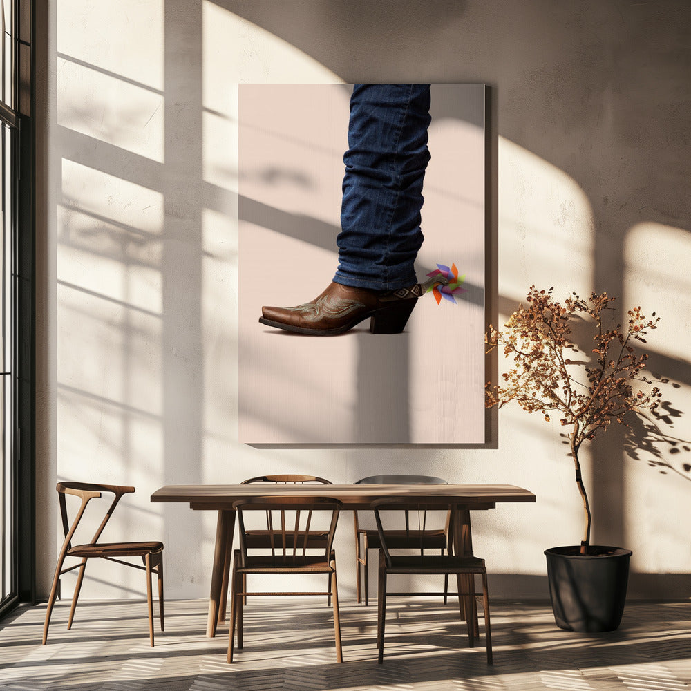 Not Serious Cowboy | Canvas