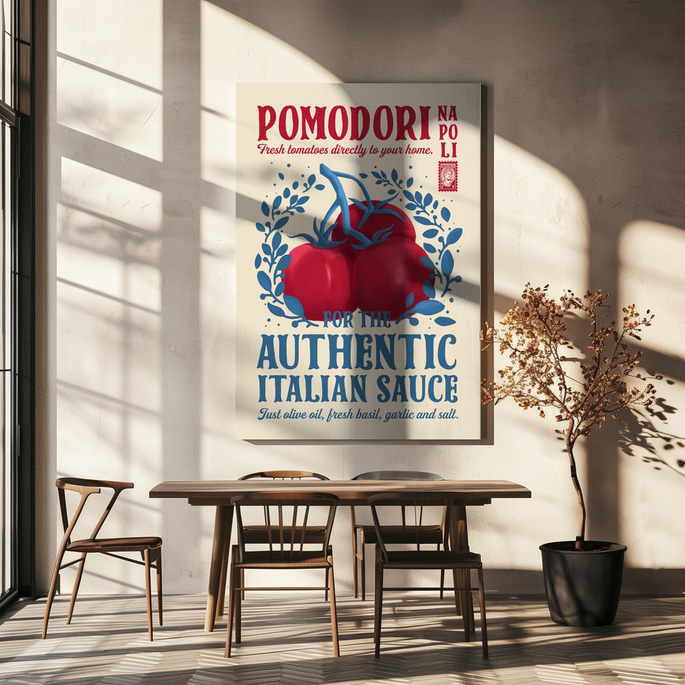 Pomodori Kitchen print | Canvas