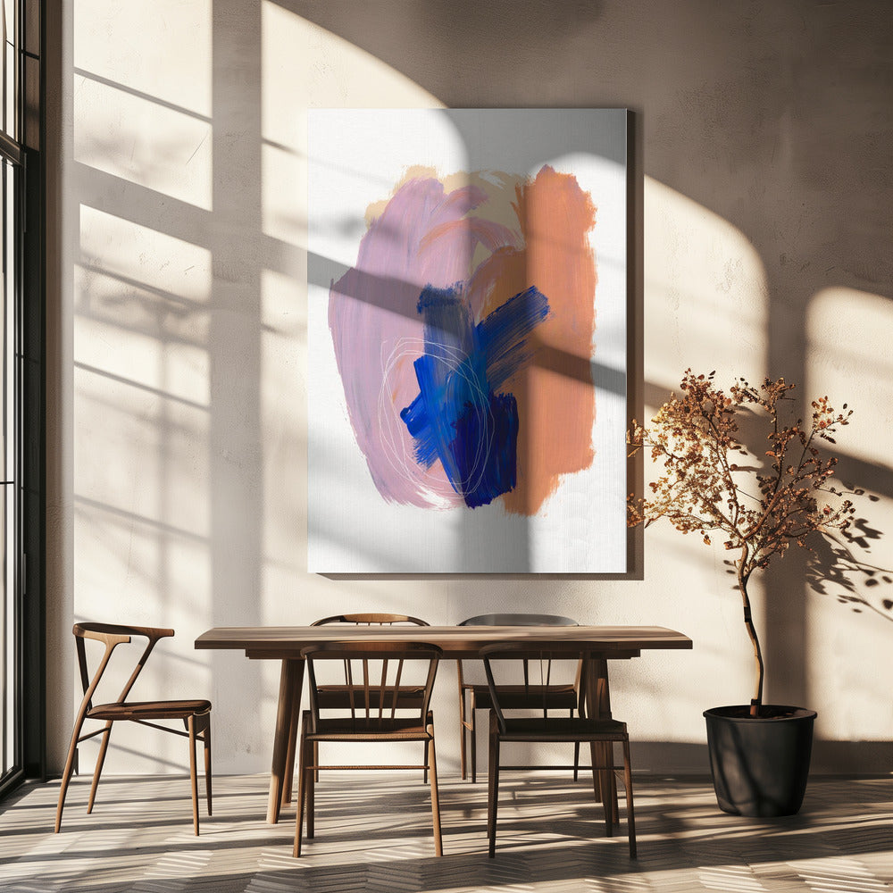 Abstract Brush Strokes 90 | Canvas