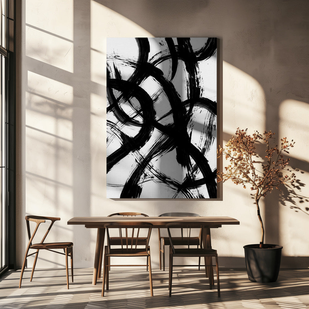 Abstract Brush Strokes 98X | Canvas