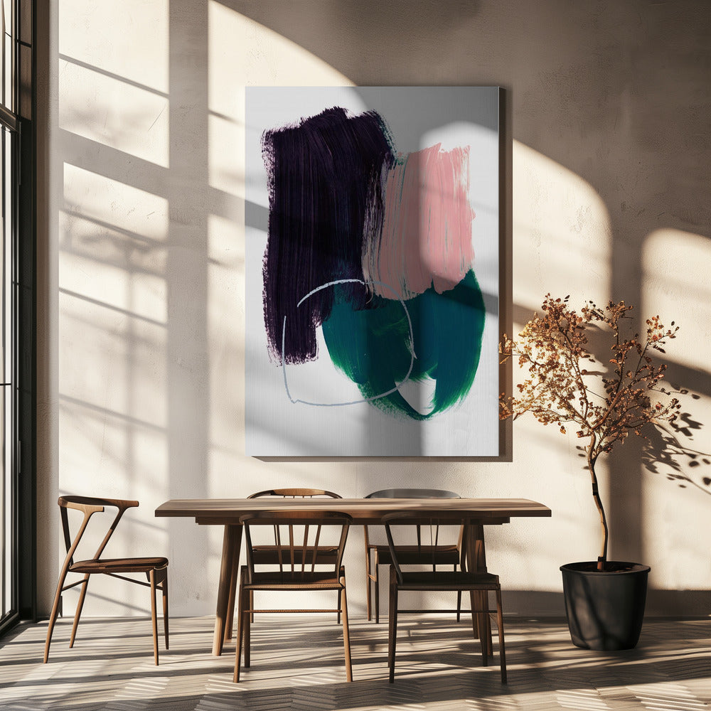 Abstract Brush Strokes 10 | Canvas