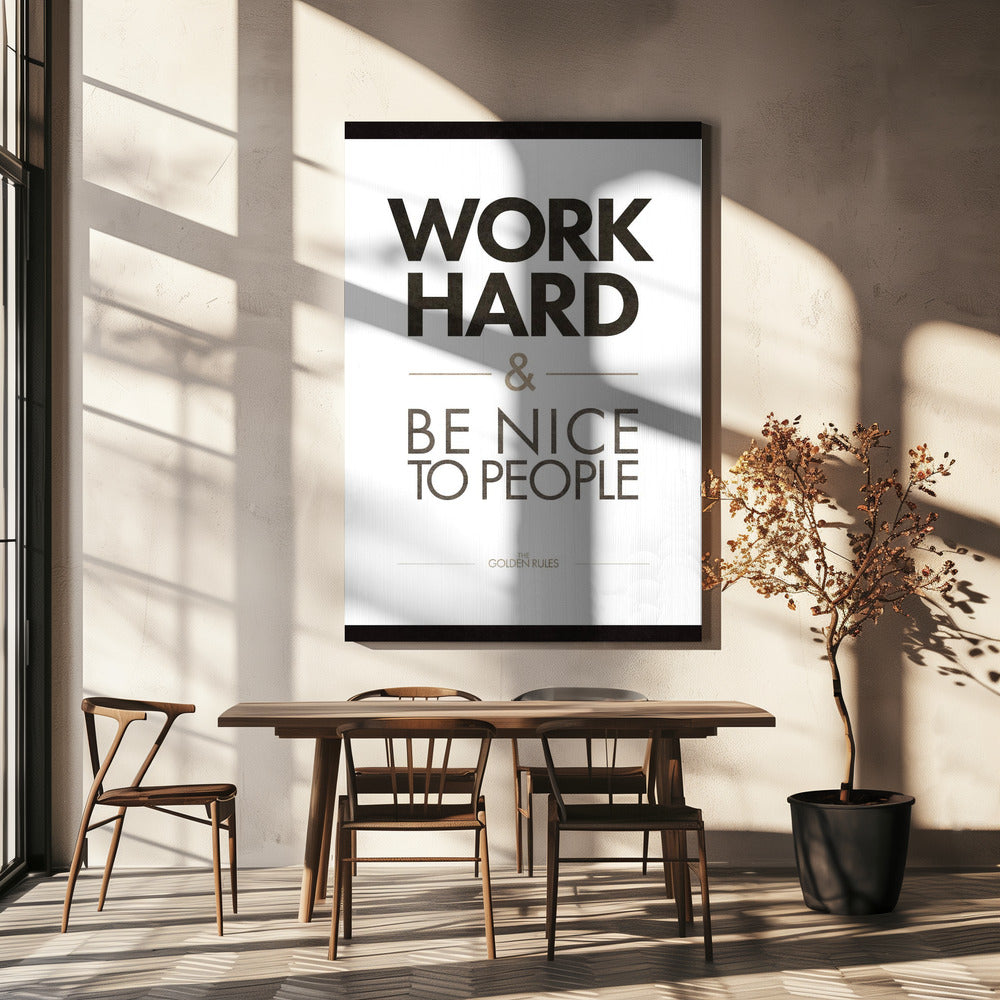 Golden Life Rules | Canvas