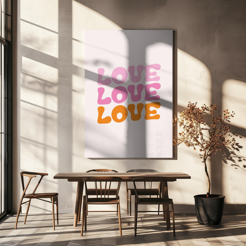 Retro Love | Canvas