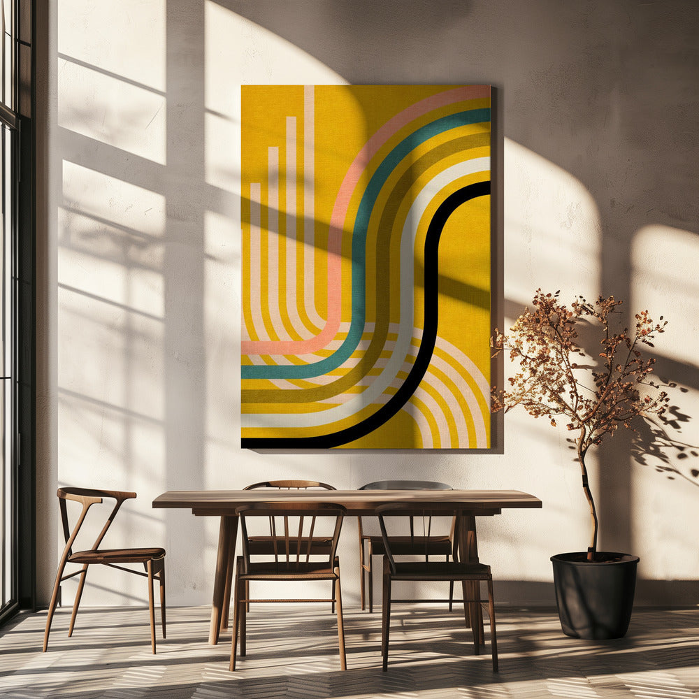 Rainbow Suns 9 Kopie | Canvas