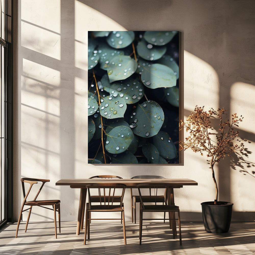 Rain-Kissed Leaves | Canvas