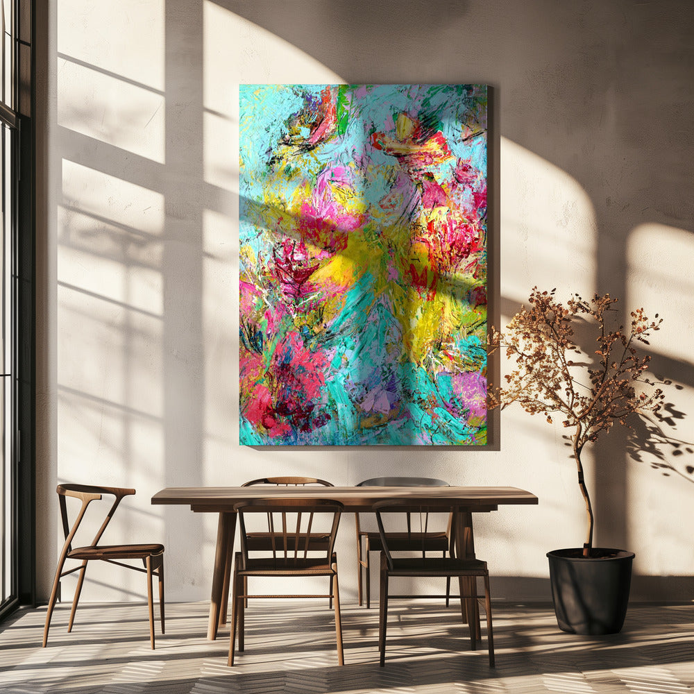 Expressionist Colorful Abstract | Canvas