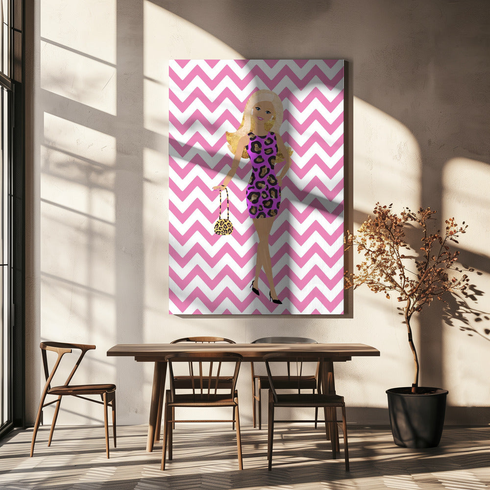 Barbie Zig Zag | Canvas