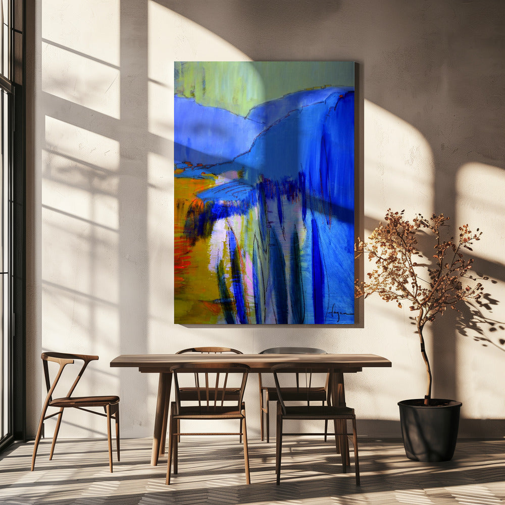 Blue Cascade Dreams | Canvas