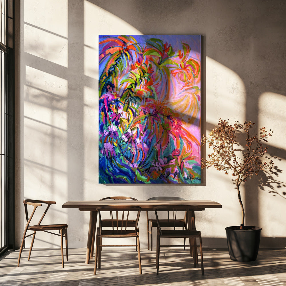 Radiant Floral Ballet | Canvas