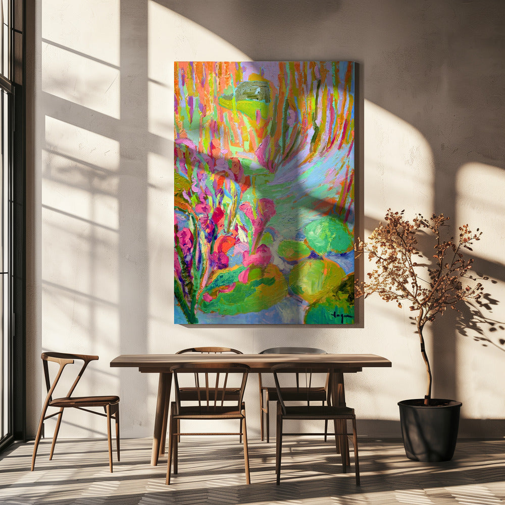 Vibrant Garden Dreams | Canvas