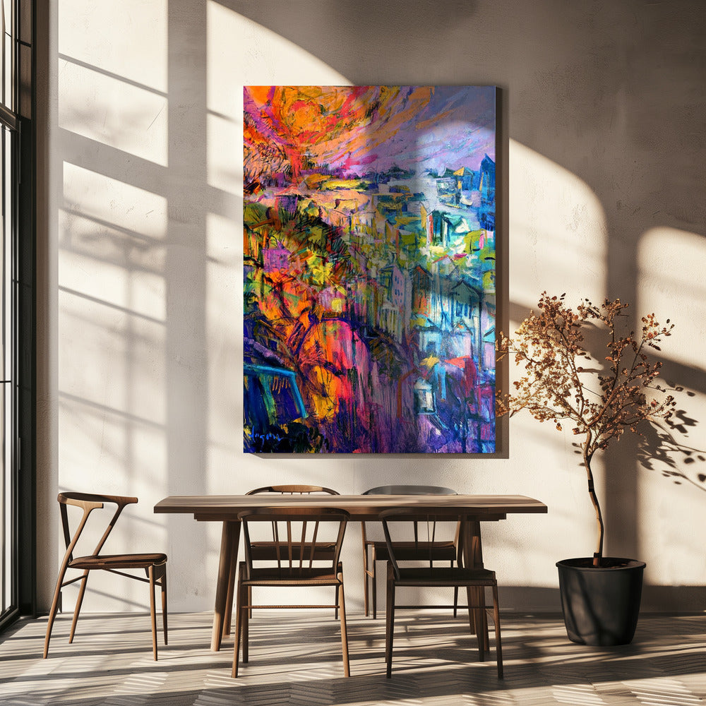 Vibrant Cityscape | Canvas