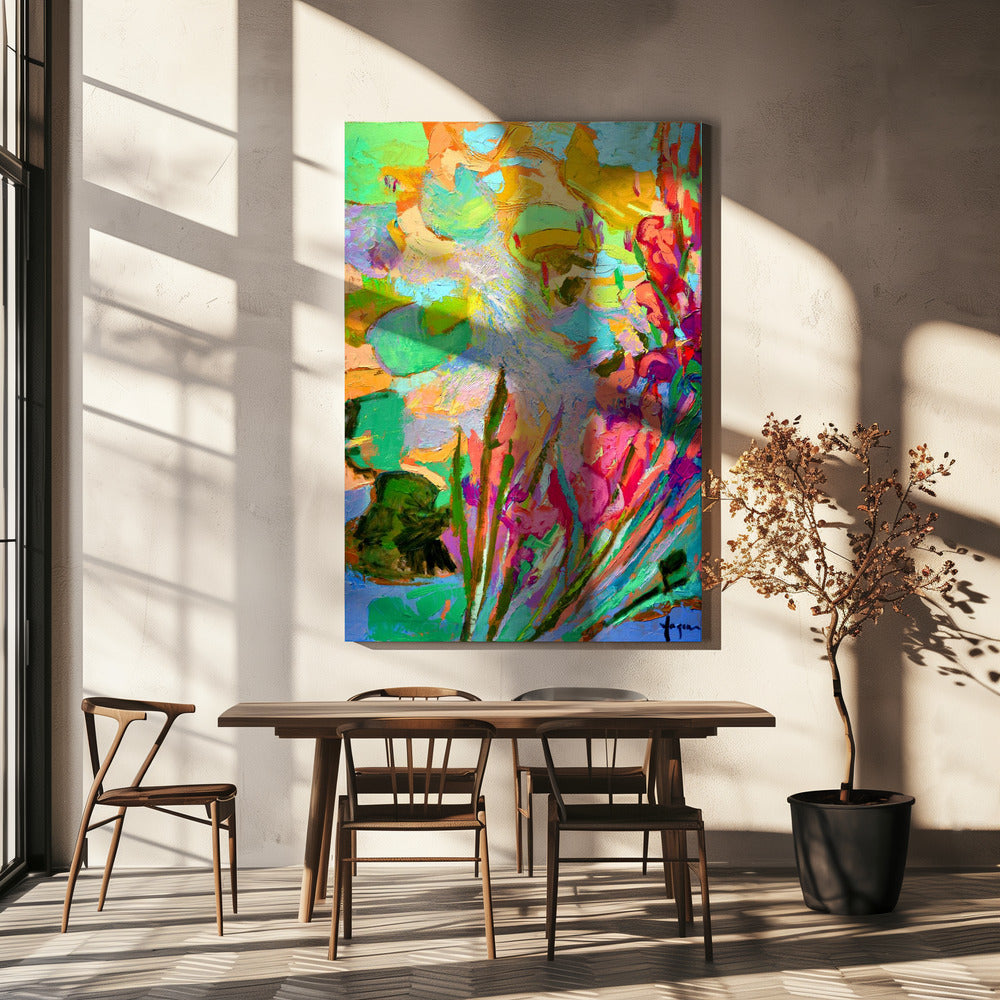 Vibrant Garden Bliss | Canvas